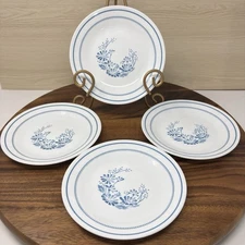 Corelle Corning Colonial Mist Bread and Butter Plate 6 7/8" Set of 4  Vintage