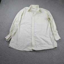 Eton Dress Shirt Mens 17 Beige Button Up Long Sleeve Cotton