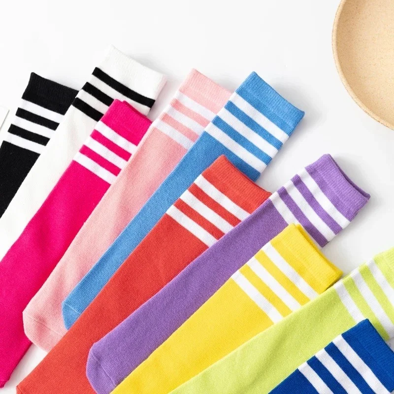 Kids Footy Socks Football Soccer Knee High Boys Girls Toddler Sports Socks