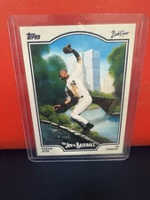 2025 Topps X Bob Ross Joy of Baseball Derek Jeter #70-SP Beauty Is Everywhere