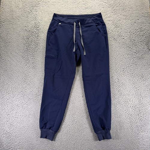 Figs Scrub Pant Mens M Blue Polyester Jogger Tapered Medical Nursing Uniform