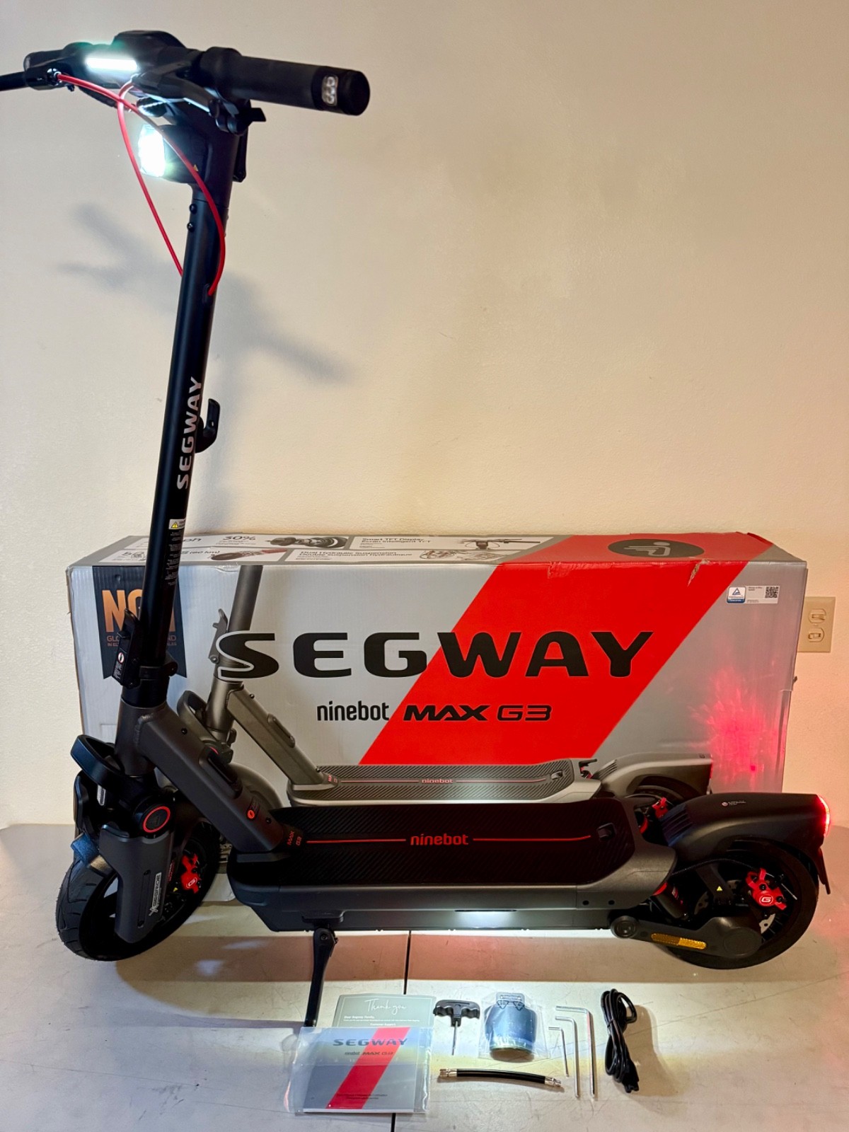 Segway - Ninebot Max G3 Electric Scooter, 28 mph Max Speed w