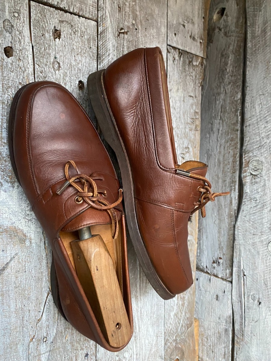 John lobb Anna moccasin brown boat shoes UK6EE US 7 | eBay