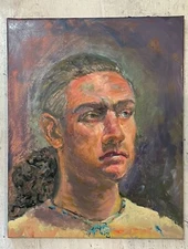 Man, Original Oil Painting, Portrait Art
