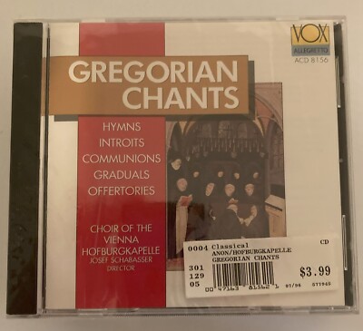 Gregorian Chants: Hymns, Introits, Communions, Graduals, Offertories - BRAND NEW