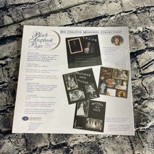 2000 Creative Memories 12x12 Old-style Black Scrapbook Pages