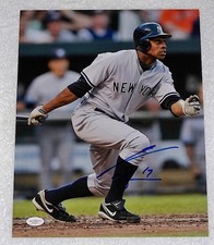 CURTIS GRANDERSON Signed NY YANKEES 11x14 Photo - JSA G41171