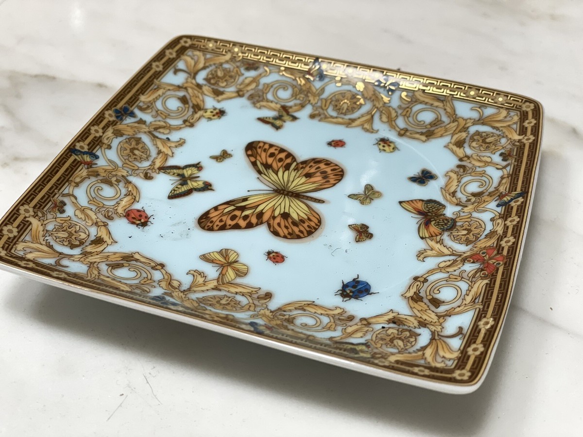 Versace BUTTERFLY GARDEN Canape Dish/Plate