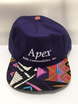 Vtg. Apex Bulk Commodities Snapback Truckers Trucking Deadstock NWOT San Sun Hat