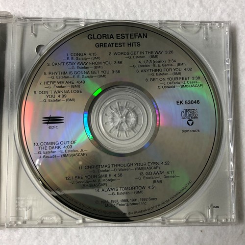 Gloria Estefan Greatest Hits Volume 2 CD Pop Vocals 1990s Compilation 2001 - Picture 3 of 4