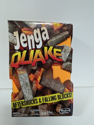 Jenga Quake Game Hasbro Earthquake Shaking Vibrating Tested Works ...