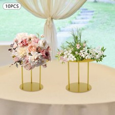 10 Pieces Flower Stands Gold Flower Stand Home Decor Wedding Flower Stand