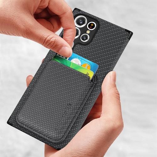 For Samsung Galaxy S23 S22 S21 Ultra A54 MagSafe Case Magnetic Wallet Card Cover - Photo 20 sur 60