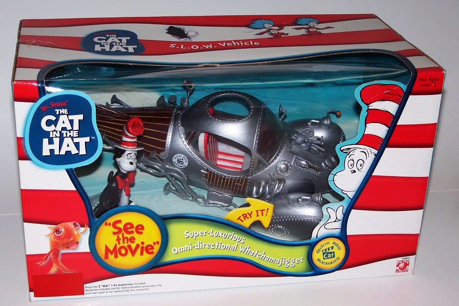 Dr. Seuss' The Cat in the Hat S.L.O.W. Vehicle Universal Studios NIB