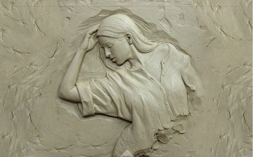 Fotomural no tejido papel pintado murales efecto 3D relieve belleza 2186 - Imagen 5 de 5