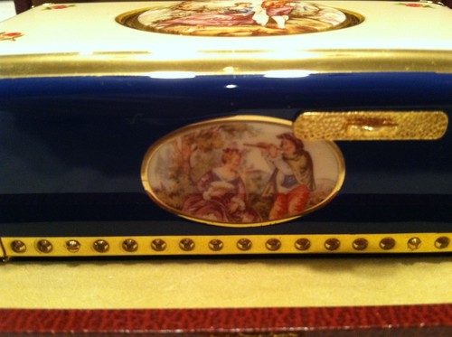 Reuge Music Rare French Porcelain Mechanical Singing Bird Box - Picture 5 of 8