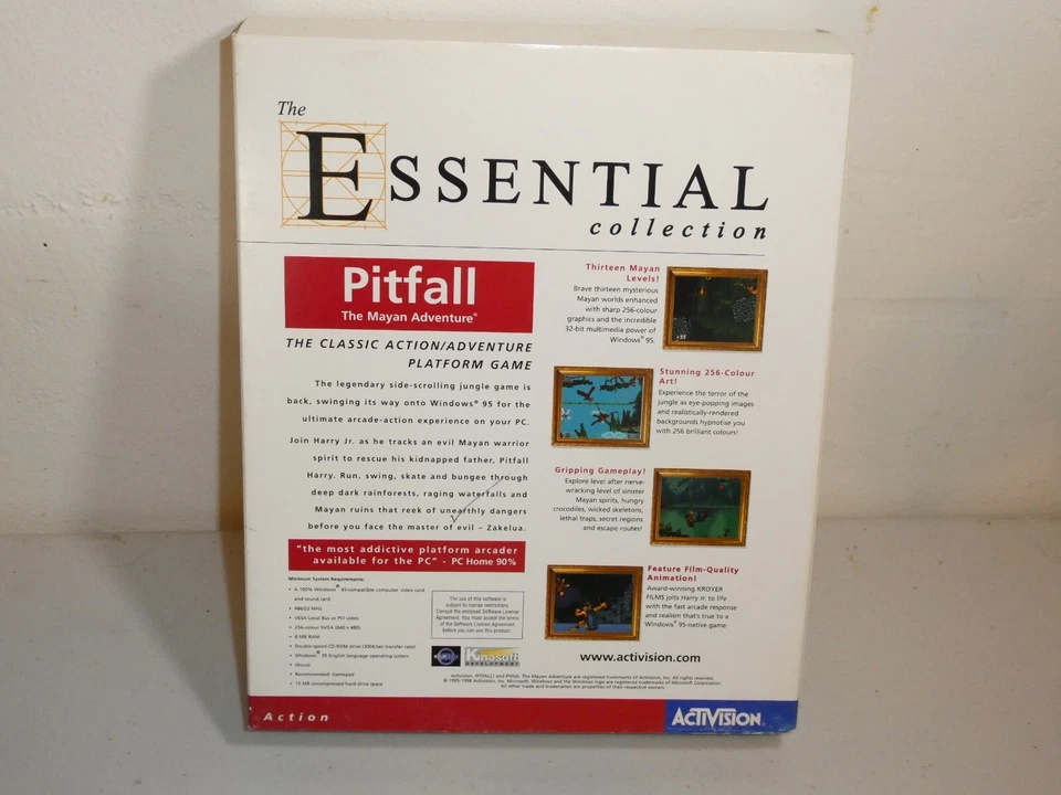 pitfall the mayan adventure game essential collection pc big box 1998 aus - Image 2 of 4