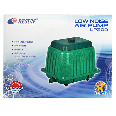 Luftpumpe Durchlüfter Luftkompressor Sauerstoffpumpe bis15.000l/h Aquarium Teich