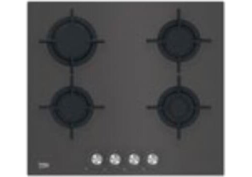 Piano Cottura 4 Fuochi Beko a Gas Incasso 60 cm Vetro Zara Grey  HILG64222SZG | eBay