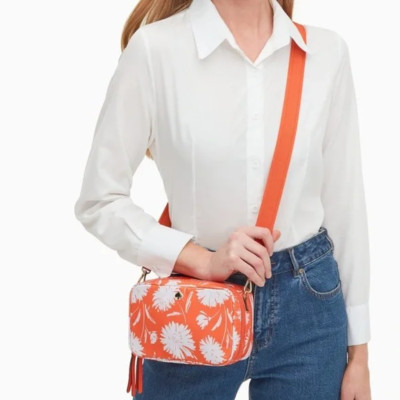 Kate Spade Jae Blossom Small Camera Bag WKR00456 Shoulder Travel Crossbody Bag