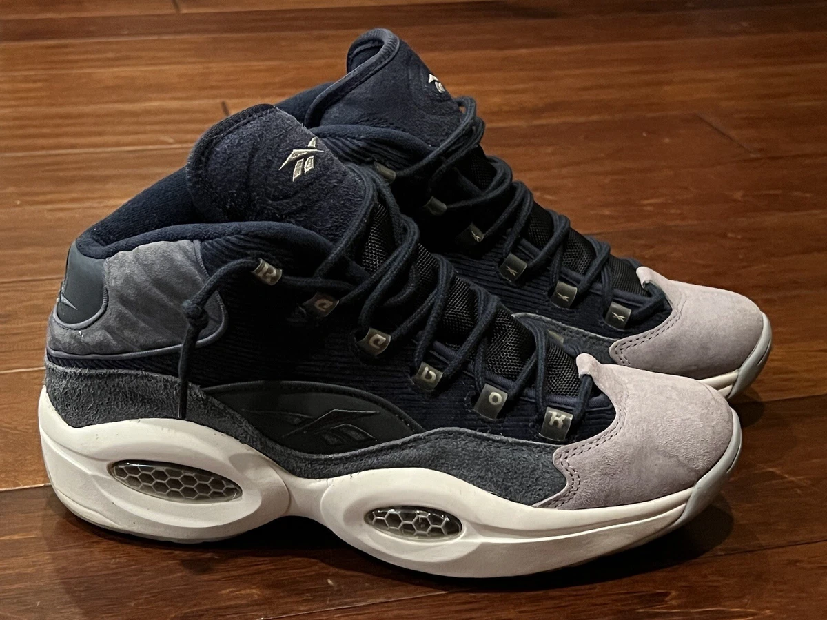 Reebok BD1087 Mens Question Mid Wind Chill Capsule Blue Basketball Shoes 11
