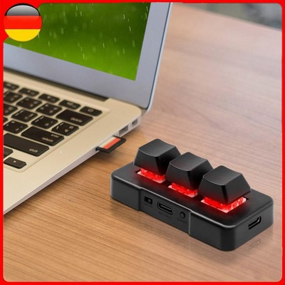 USB + 24 G Wireless + BT 3-Tasten-Mini-kundenspezifische mechanische Tastatur mi