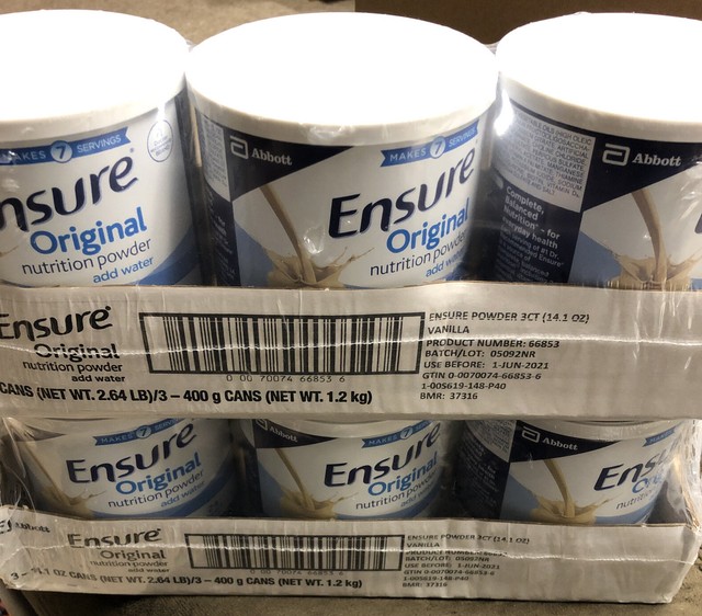 Ensure Original Nutrition Powder Shake Mix Vanilla, 14.1 oz for sale