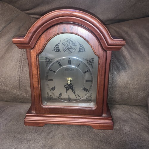 "TEMPUS FUGIT" MANTLE CLOCK W/ Chime by Springfield - USA Quartz - Picture 2 of 6