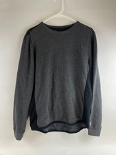 Hollister Sweatshirt Women's Size Large Gray Crew Neck Long Sleeve Activewear