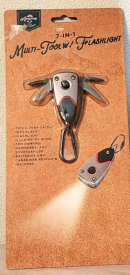 B/91 Adventure Out There 7 IN 1 Multi Tool with Flashlight Factory Sealed