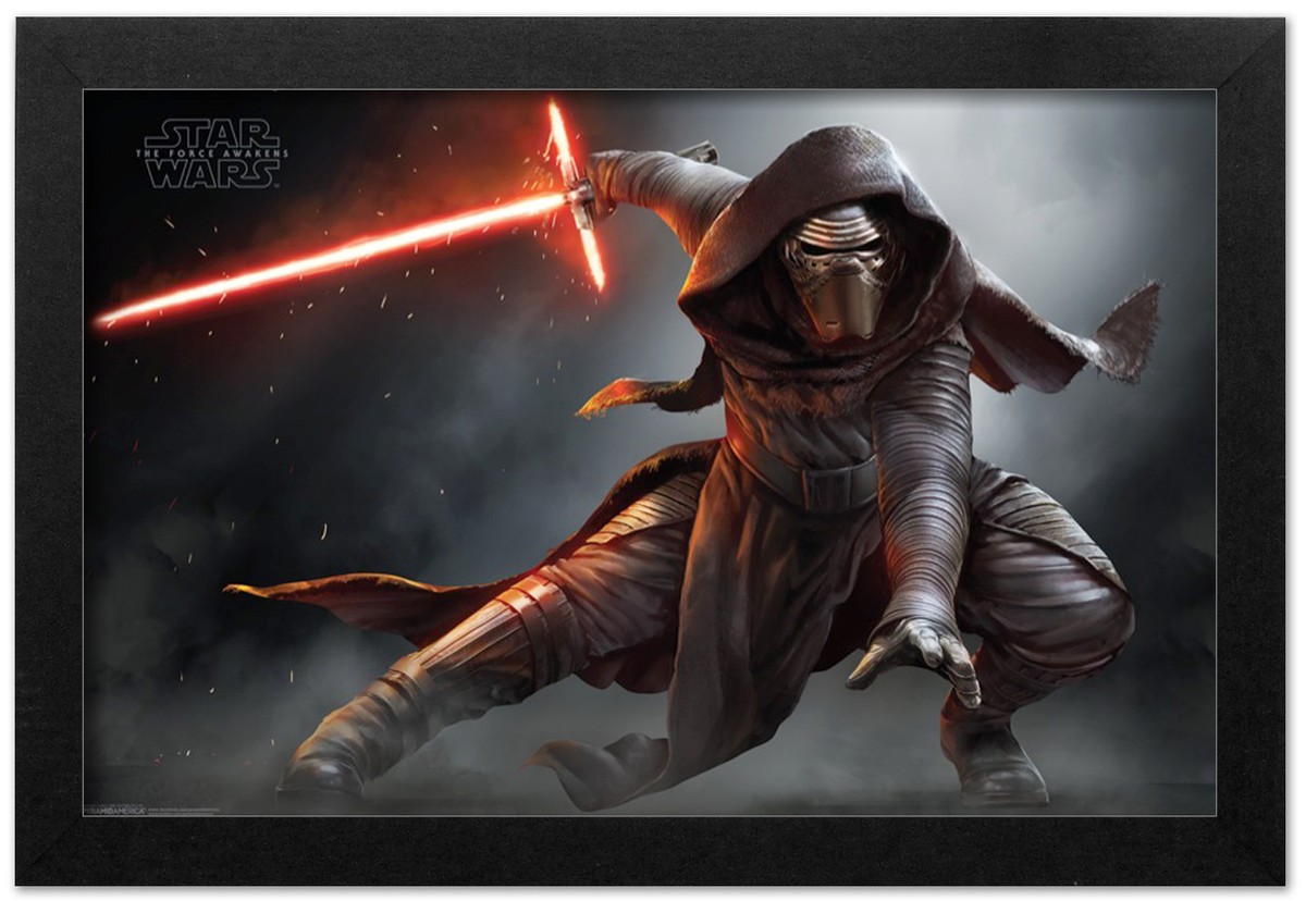 SWCJ Kylo Ren& Reyバッジ アートポスター SWCJ Kylo Ren& Reyバッジ アートポスター