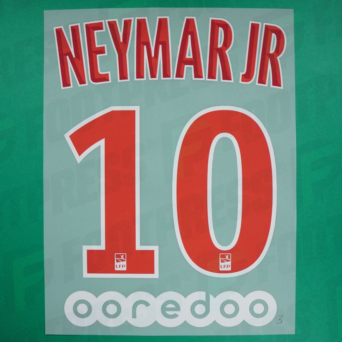 Flocage Foot Officiel Portugal 2012 – Numéro 10 Rouge, Domicile, Grand Format