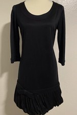STELLA MCCARTNEY BLACK DRESS 100% COTTON, SIZE 40, MADE IN ITALY GORGEOUS