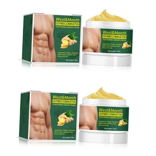 2pcs Gynecomastia Tightening Ginger Cream, Ginger Cream for Men