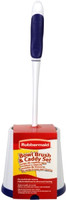 Rubbermaid Fg6b9900 Toilet Bowl Cleaning Brush And Caddy Set, White With Soft Gr Rubbermaid Fg6b9900 Toilet Bowl Cleaning Brush And Caddy Set, White With Soft Gr