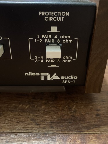 SELECTOR DE ALTAVOCES Y CIRCUITO DE PROTECCIÓN NILES AUDIO SPS-1 de colección - Imagen 9 de 10