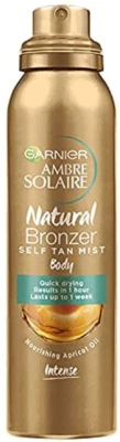 Garnier Ambre Solaire Natural Bronzer Quick Drying Dark Self Tan Body Mist 150ml