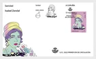 spain 2022 espagne Health Isabel ZENDAL healthcare people woman flower 1v FDC PJ