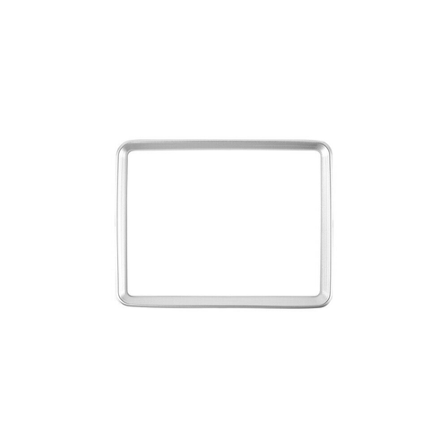 Silver Dashboard GPS Navigation Cover Trim Bezel For Dodge Challenger 2015 Up - Picture 8 of 8