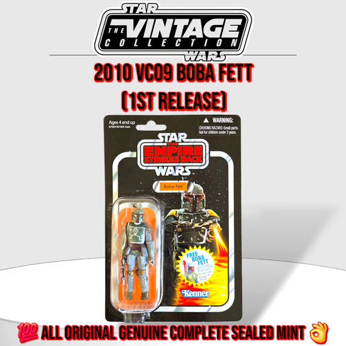 Star Wars Vintage Kenner Collection VC09 BOBA FETT ESB 2010 1st Release Mint - Picture 3 of 24