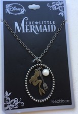 Disney's The Little Mermaid Necklace Brand New Ariel, fork and faux pearl 