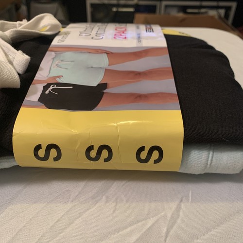 32 Degrees Women's Ultra Soft Cotton Blend 2 Pack Short Black/ Sea, Size Small - Bild 4 von 6