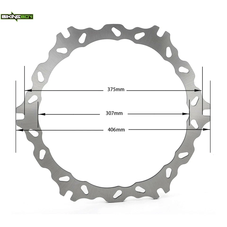 For Buell Front Brake Disc Rotor 1125 R 2008-2009 XB12S LIGHTNING 1200 2003-2008 Foto 4 de 4