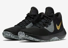 nike precision 3 black gold