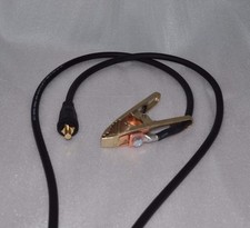 Massekabel Schweißkabel, 3m / 4m / 5m, 25mm², 250A Masseklemme, Dorn 9mm - 13mm