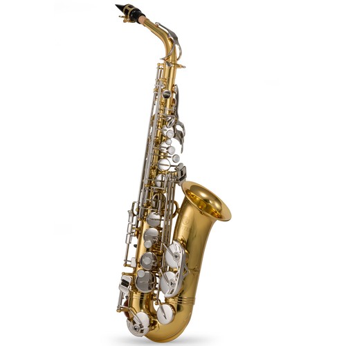 Jupiter JAS710GNA Lacquered Brass Body Alto Key of Eb Saxophone With Case - Picture 3 of 4