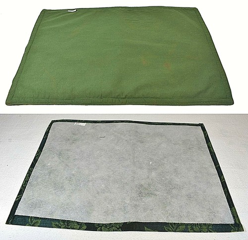 Green Brocade Roses or Curved Vines Placemats Choice of Two Styles Set of 8 Each - Picture 2 of 13