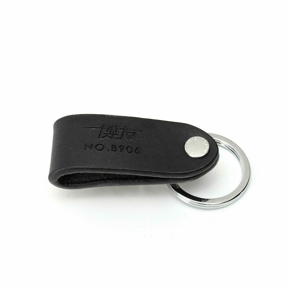 Quick Release Belt Clip Ring Holder Detachable Stainless Steel Leather