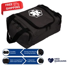 Dixie EMS Dixigear Empty First Responder II Bag 10.5" x 5" x 8" - Tactical Black