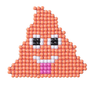 Diamond Painting Poo Sticker Aufkleber Kinder entspannen Diamant Basteln ca. ...